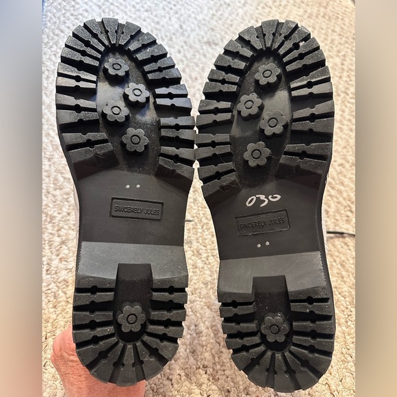 Sincerely Jules White Harley combat boots 
size 8.5 - Picture 8 of 9